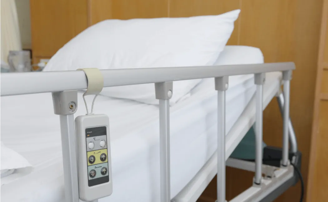 how to install hospital bed rails